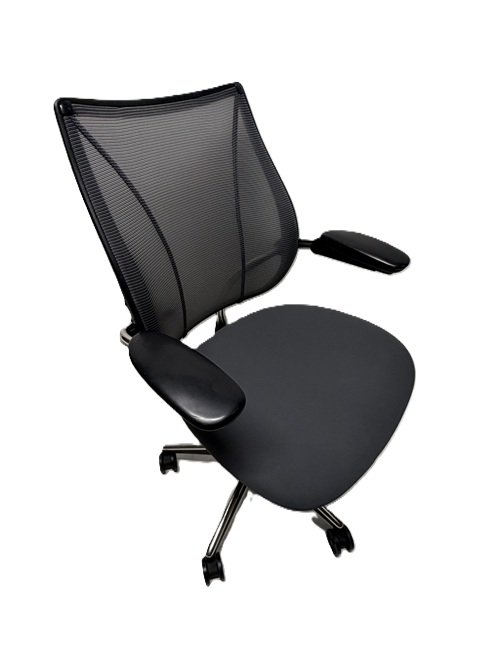 Used Humanscale Liberty Ergonomic Task Office Chair - Grey Seat