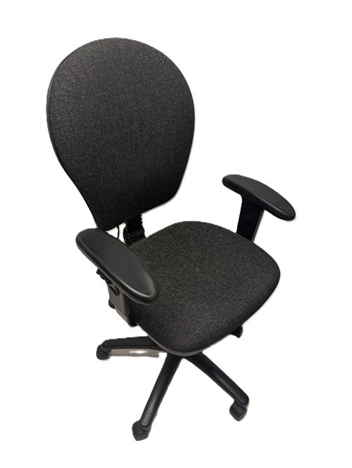 Used Lyreco GL6 Ergonomic Operator Chair - Charcoal
