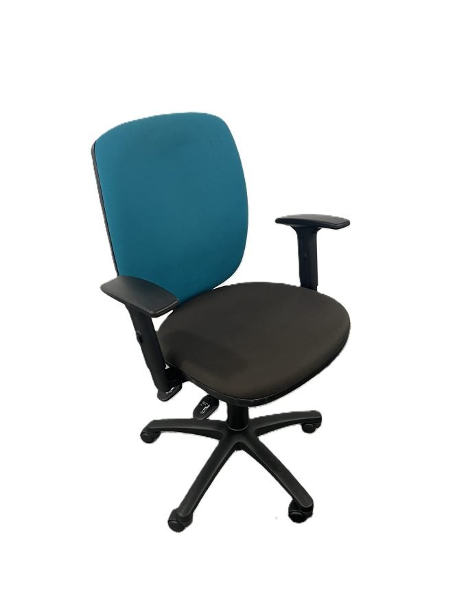 Used Boss Design REVO Operator Office Chair - Teal Back