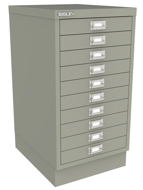 Bisley 10 Drawer Multidrawer - Goose Grey